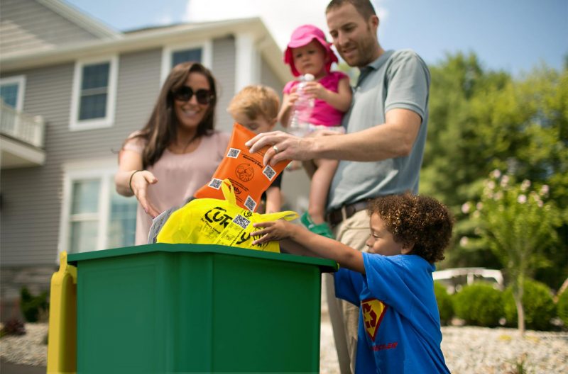 1. CurbyBags going into kerbside bin Our Vision